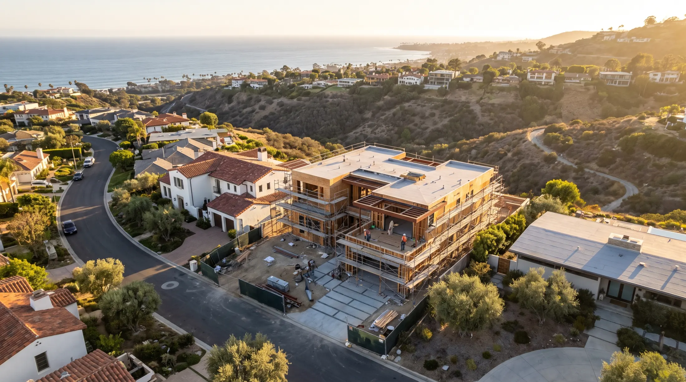 Custom home construction representing residential and commercial project types supported by New Beginnings Engineering